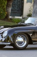 RACHEL ZOE and Rodger Berman Cruise in a Vintage Porsche Roadster 05/24/2020