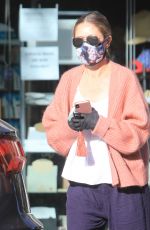 REBECCA GAYHEART Wearing Mask and Gloves Out in Bevery Hills 05/06/2020