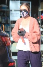 REBECCA GAYHEART Wearing Mask and Gloves Out in Bevery Hills 05/06/2020