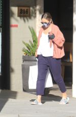 REBECCA GAYHEART Wearing Mask and Gloves Out in Bevery Hills 05/06/2020