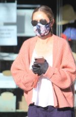 REBECCA GAYHEART Wearing Mask and Gloves Out in Bevery Hills 05/06/2020