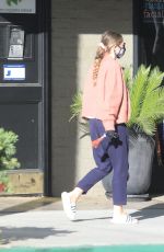 REBECCA GAYHEART Wearing Mask and Gloves Out in Bevery Hills 05/06/2020