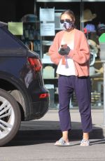 REBECCA GAYHEART Wearing Mask and Gloves Out in Bevery Hills 05/06/2020
