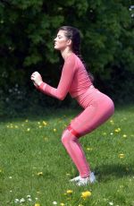 REBECCA GORMLEY Out Exercising in Newcastle 05/11/2020