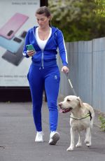 REBECCA GORMLEY Out with Her Dog in Newcastle 05/14/2020
