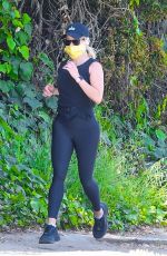 REESE WITHERSPOON Out Jogging in Brentwood 05/22/2020