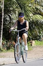 REESE WITHERSPOON Out Riding a Bike in Malibu 05/02/2020
