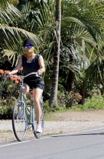 REESE WITHERSPOON Out Riding a Bike in Malibu 05/02/2020