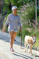 REGINA KING Out with Her Dog in Los Angeles 05/02/2020
