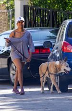 REGINA KING Out with Her Dog in Los Angeles 05/02/2020