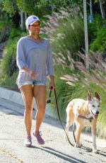 REGINA KING Out with Her Dog in Los Angeles 05/02/2020