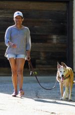 REGINA KING Out with Her Dog in Los Angeles 05/02/2020