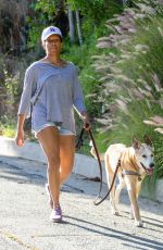 REGINA KING Out with Her Dog in Los Angeles 05/02/2020