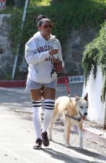 REGINA KING Out with Her Dog in Los Feliz 05/29/2020