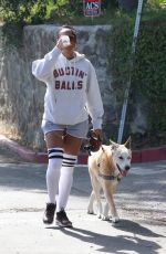 REGINA KING Out with Her Dog in Los Feliz 05/29/2020