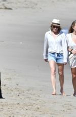 ROBIN WRIGHT and DYLAN PENN Out on the Beach in Malibu 05/25/2020