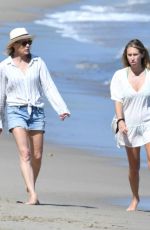 ROBIN WRIGHT and DYLAN PENN Out on the Beach in Malibu 05/25/2020
