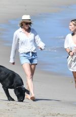 ROBIN WRIGHT and DYLAN PENN Out on the Beach in Malibu 05/25/2020
