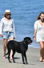 ROBIN WRIGHT and DYLAN PENN Out on the Beach in Malibu 05/25/2020