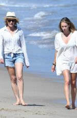 ROBIN WRIGHT and DYLAN PENN Out on the Beach in Malibu 05/25/2020