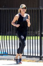 ROBIN WRIGHT Out Jogging in Santa Monica 05/20/2020