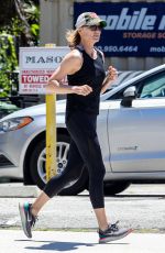 ROBIN WRIGHT Out Jogging in Santa Monica 05/20/2020