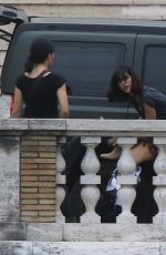 ROCIO MUNOZ MORALES at a Photoshoot at Villa Borghese in Rome 05/17/2020
