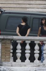 ROCIO MUNOZ MORALES at a Photoshoot at Villa Borghese in Rome 05/17/2020