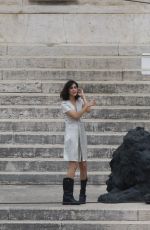 ROCIO MUNOZ MORALES at a Photoshoot at Villa Borghese in Rome 05/17/2020