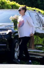 ROONEY MARA Brings Sister Kate Flowers for Mother