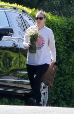 ROONEY MARA Brings Sister Kate Flowers for Mother