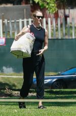 ROSIE HUNTINGTON-WHITELEY at a Park in Los Angeles 05/15/2020