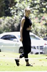 ROSIE HUNTINGTON-WHITELEY at a Park in Los Angeles 05/15/2020