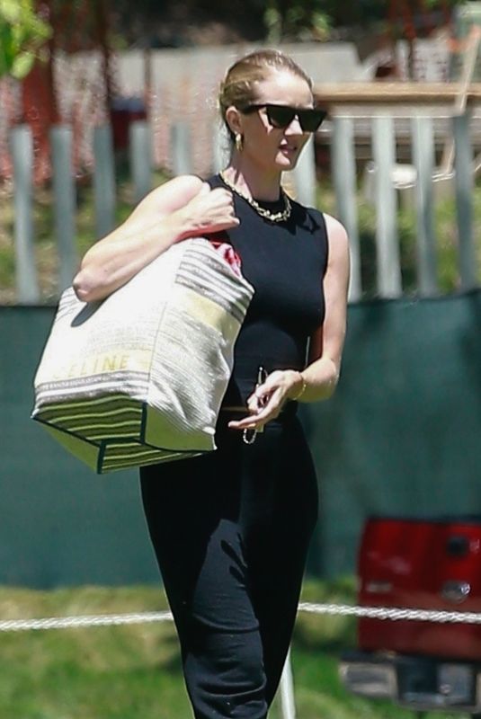 ROSIE HUNTINGTON-WHITELEY at a Park in Los Angeles 05/15/2020