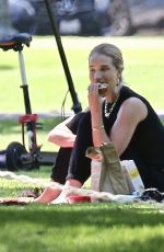 ROSIE HUNTINGTON-WHITELEY at a Park in Los Angeles 05/15/2020