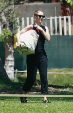 ROSIE HUNTINGTON-WHITELEY at a Park in Los Angeles 05/15/2020
