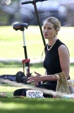 ROSIE HUNTINGTON-WHITELEY at a Park in Los Angeles 05/15/2020