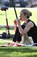 ROSIE HUNTINGTON-WHITELEY at a Park in Los Angeles 05/15/2020