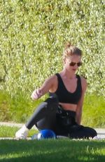 ROSIE HUNTINGTON-WHITELEY in Tights Out in Beverly Hills 05/06/2020