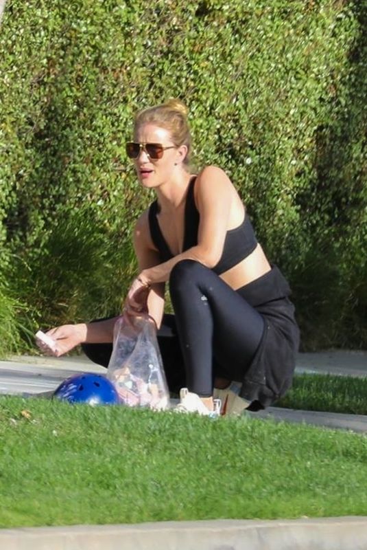 ROSIE HUNTINGTON-WHITELEY in Tights Out in Beverly Hills 05/06/2020