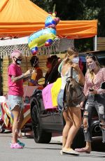 RUBY ROSE and BELLA THORNE at a Birthday Party in Studio City 05/03/2020