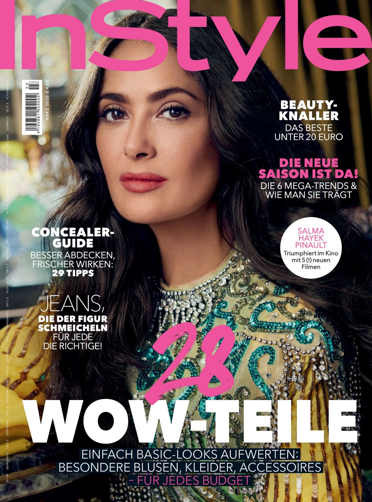 Zooey Deschanel - Cover InStyle Magazine (April 2013 