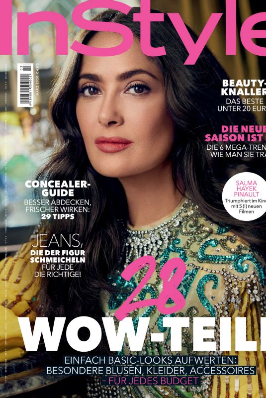 SALMA HAYEK in Instyle Magazine, Germany March 2020
