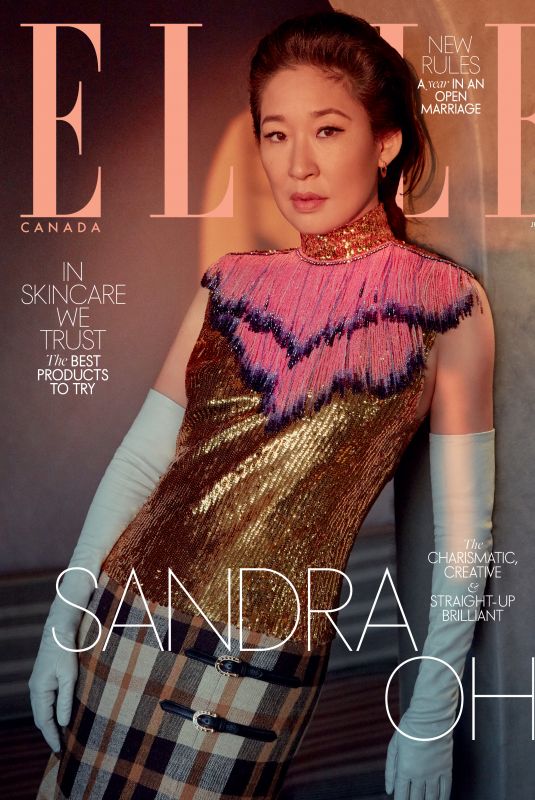 SANDRA OH in Elle Magazine, Canada June 2020