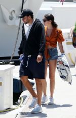 SARA SAMPAIO Arrives at a Boat in Los Angeles 05/02/2020