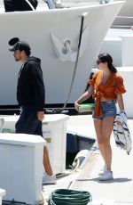 SARA SAMPAIO Arrives at a Boat in Los Angeles 05/02/2020