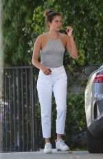 SARA SAMPAIO at a Gas Station in West Hollywood 04/30/2020