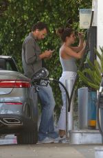 SARA SAMPAIO at a Gas Station in West Hollywood 04/30/2020