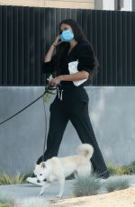 SARA SAMPAIO Out with Her Dogs in Los Angeles 05/09/2020