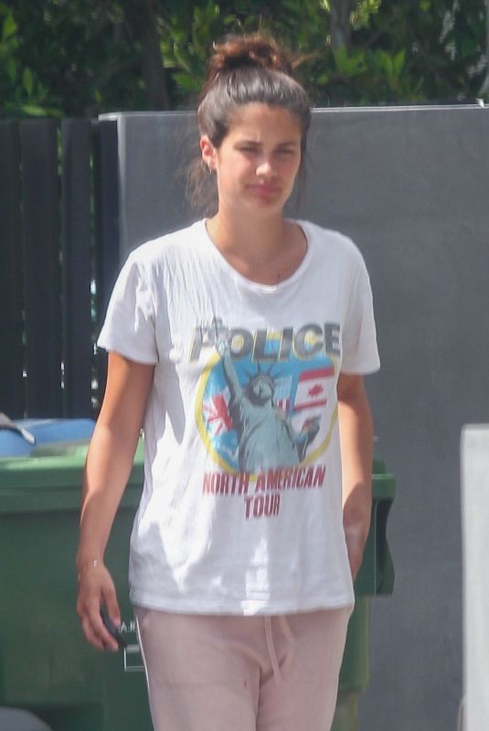 SARA SAMPAIO Taking Trash Out in Los Angeles 05/11/2020